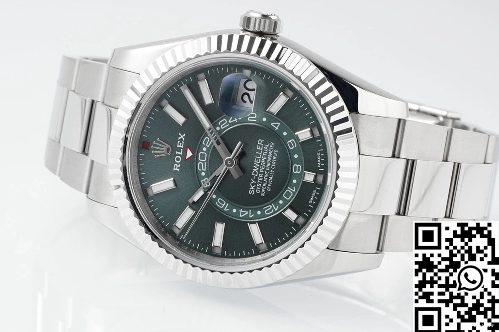 Factory Dial ZF Rolex M336934-0001 DWELLER SKY Green 0113